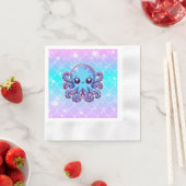 Cute blue octopus servet (Insitu)