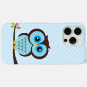 Cute Blue Owl Case-Mate iPhone Case (Achterkant (horizontaal))