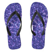 Cute Blue Paarse Star Cosmos Teenslippers (Voetbed)