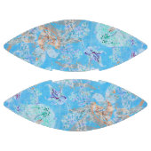 Cute blue pastel floral bandana american football (Panelen)