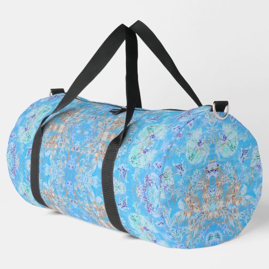 Cute blue pastel floral plunjezak (Linkerhoek)