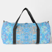 Cute blue pastel floral plunjezak (Voorkant)