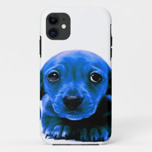Cute Blue Puppy Dog Personaliseer IT Case-Mate iPhone Case