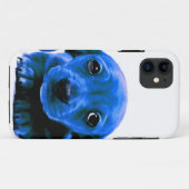 Cute Blue Puppy Dog Personaliseer IT Case-Mate iPhone Case (Achterkant (horizontaal))