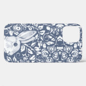 Cute Blue Rabbit Bunny Floral Delft Dedham Unique Case-Mate iPhone Case (Achterkant (horizontaal))