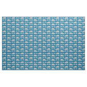 Cute Blue Racing Car Flag Pattern Kinder Stof (Yard (91,4 cm))