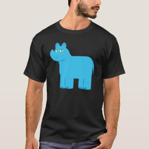 Cute Blue Rhino T-shirt