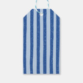 Cute Blue Roze Zeeschelp Dank Je Verjaardag Cadeaulabel (Achterkant)