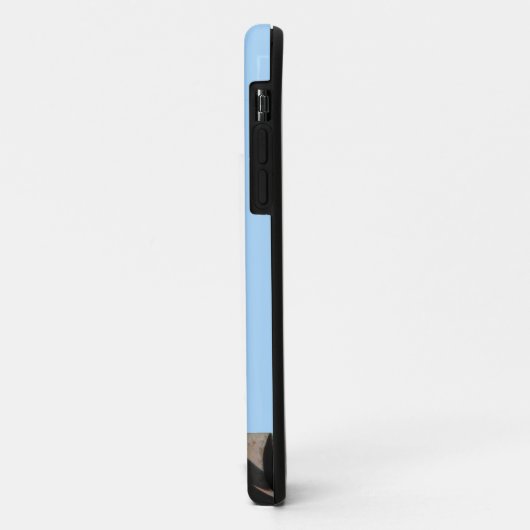 Cute Blue Scrub Jay Bird & Peanut Case-Mate iPhone Case (Achterkant/links)