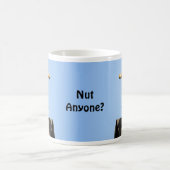 Cute Blue Scrub Jay Bird & Peanut Koffiemok (Center)