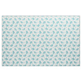 Cute Blue Sheep Fabric Stof (Yard (91,4 cm))