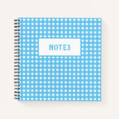 Cute Blue Sky en White Play Day Notitieboek (Voorkant)