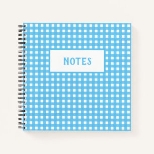 Cute Blue Sky en White Play Day Notitieboek