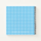 Cute Blue Sky en White Play Day Notitieboek (Achterkant)