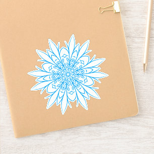 Cute Blue Snowflake Sticker