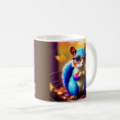 Cute Blue Squirrel with Glasses-56786 Koffiemok (Voorkant rechts)