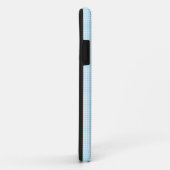 Cute Blue Stippen Pattern iPhone Case (Achterkant/rechts)