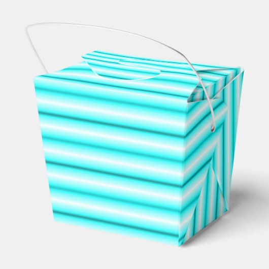 Cute Blue Stried Out Box Bedankdoosjes (Achterkant)