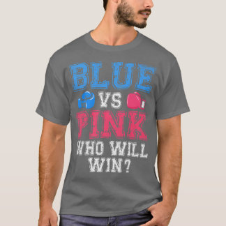 Cute Blue tegen Roze Genderkwesties Boer T-shirt