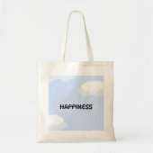Cute blue tote bag  (Voorkant)