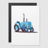 Cute Blue Tractor (Voorkant / Achterkant)
