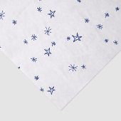 Cute Blue Twinkle Little Star-weefselpapier Tissuepapier (Detail)