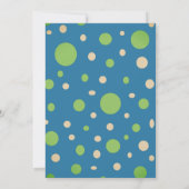 Cute Blue Unicorn Twin 2 Boys Baby shower Kaart (Achterkant)