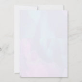 Cute Blue Whale Baby shower Kaart (Achterkant)