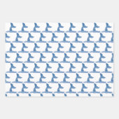 Cute Blue Whale Inpakpapier Vel (Voorkant 2)
