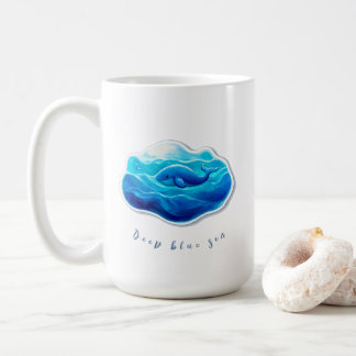 Cute Blue Whale Koffiemok