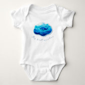 Cute Blue Whale Romper (Voorkant)