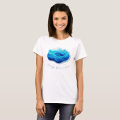 Cute Blue Whale T-shirt (Voorkant volledig)