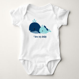Cute Blue Whales Romper