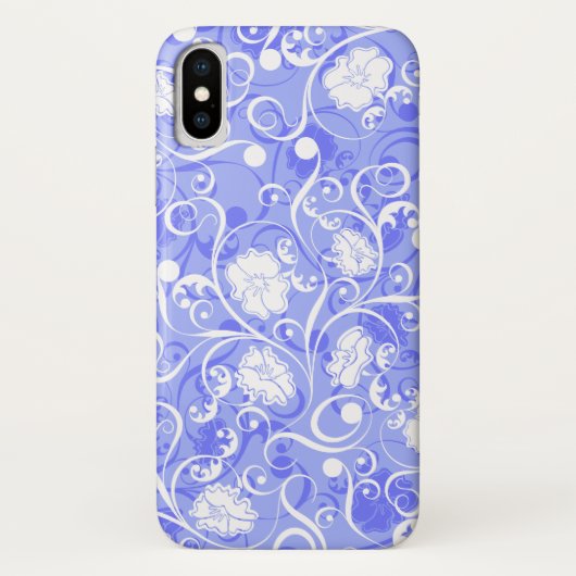 Cute blue white klassieker Case-Mate iPhone case (Achterkant)