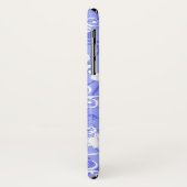 Cute blue white klassieker Case-Mate iPhone case (Achterkant/links)