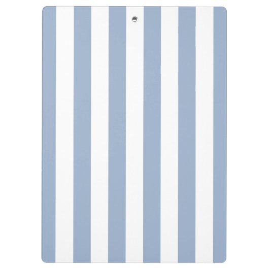 Cute Blue & White Stripe Clipboard  Klembord (Achterkant)