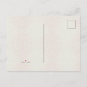 Cute Blue Zebra Blue Floral Baby shower Uitnodiging Briefkaart (Achterkant)