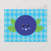Cute Blueberry Briefkaart (Voorkant)