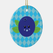 Cute Blueberry Keramisch Ornament (Rechts)