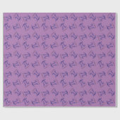 Cute Blueberry Pi Symbol Wiskunde Leraar Cadeaupapier (Vlak)