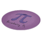 Cute Blueberry Pi Symbol Wiskunde Leraar Snijplank (Hoek)