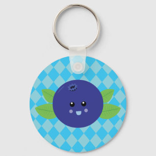 Cute Blueberry Sleutelhanger