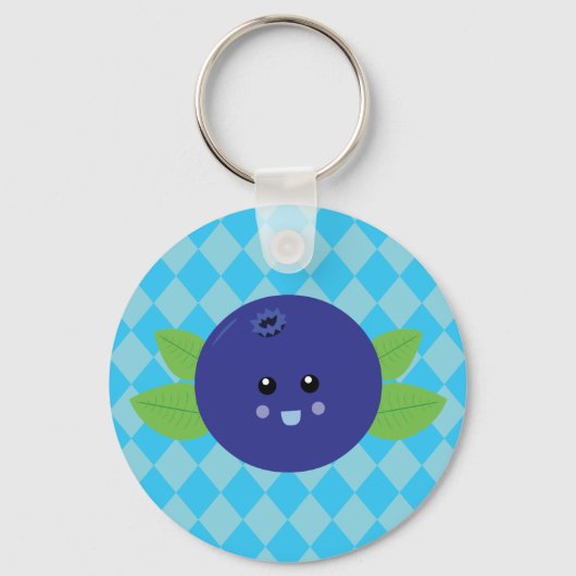 Cute Blueberry Sleutelhanger (Voorkant)
