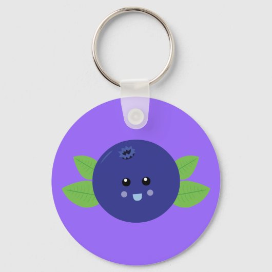 Cute Blueberry Sleutelhanger (Voorkant)