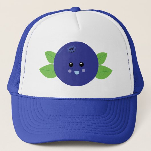 Cute Blueberry Trucker Pet (Voorkant)