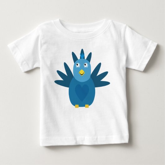 Cute Bluebird Baby Shirt (Voorkant)