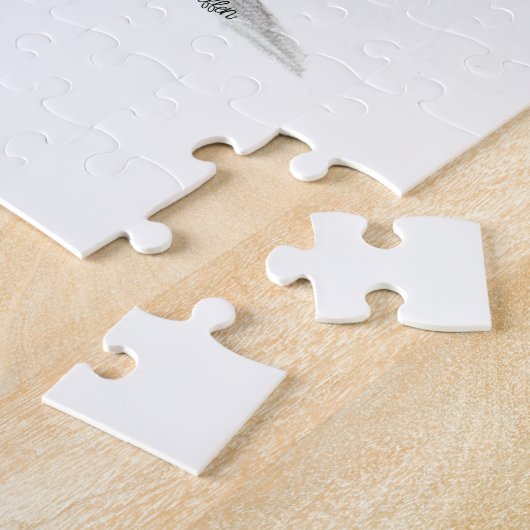 Cute Bluebird Waterverf Art Legpuzzel (Zijkant)