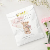 Cute Blush Barly Wait Beer Balloon Baby shower Bedankzakje (Gezegeld)