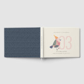 Cute Blush Pink Boho Birdie Elke dag Gastenboek (Volledig)