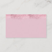 Cute Blush Pink Butterfly Baby shower Book Request Informatiekaartje (Achterkant)